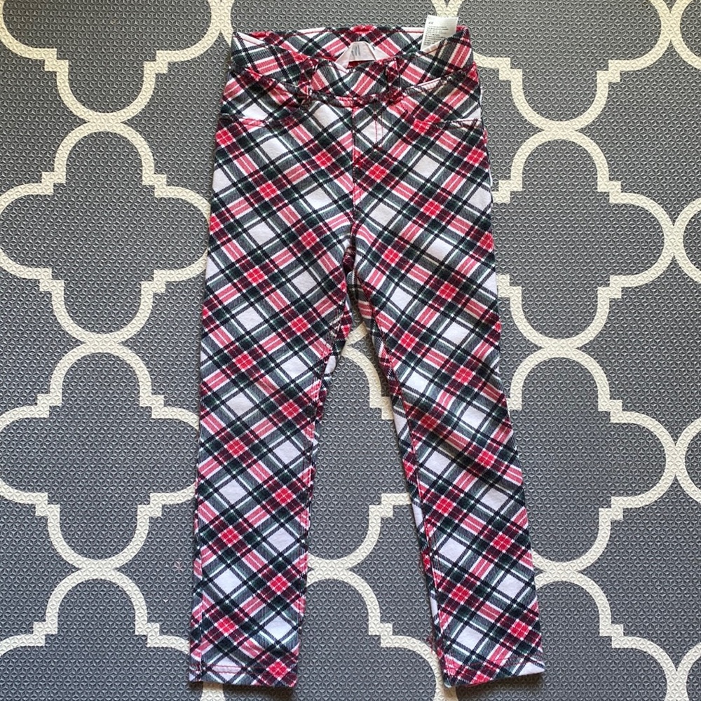 H&M Girl Patterned Skinny Jeggings 4-5Y